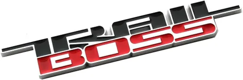 Vista 3 de Emblema Trail Boss 2019-2024 para coche, placa de identificación 3D de repuesto para Silverado 1500 2500 HD (cromado)