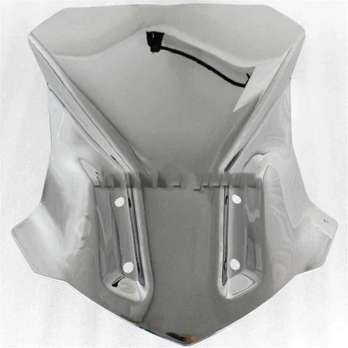 Vista 7 de Parabrisas de motocicleta compatible con BMW G310GS G 310 GS Touring, alerón de parabrisas de motocicleta, color negro iridio (color negro)