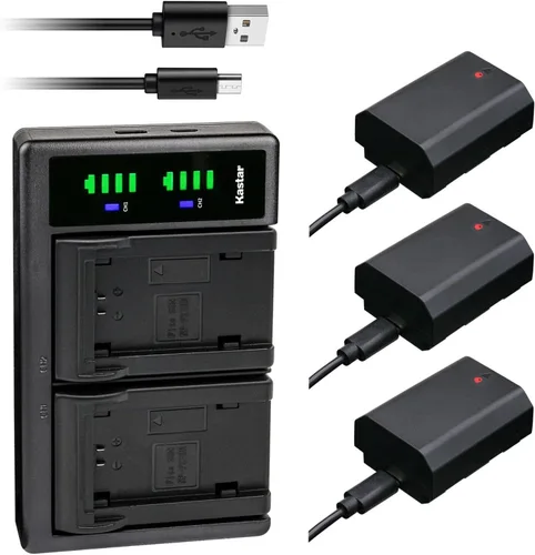 Vista 6 de Kastar Cargador de batería USB LTD2 compatible con Sony Alpha 9R α9R, Alpha A 9R, Alpha A9S α9S, Alpha A9 II A9II α9 II α9II, Alpha A7 III α7III
