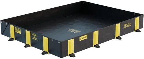 Vista 24 de Justrite Rigid-Lock QuickBerm®, 4' x 6' x 12