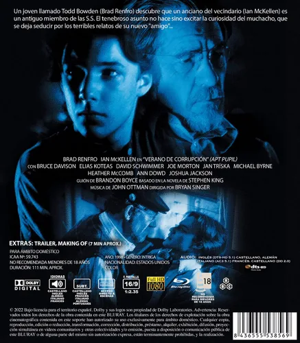 Vista 2 de Apt Pupil (1998) Blu-Ray, Reg.ABC Import - Spain