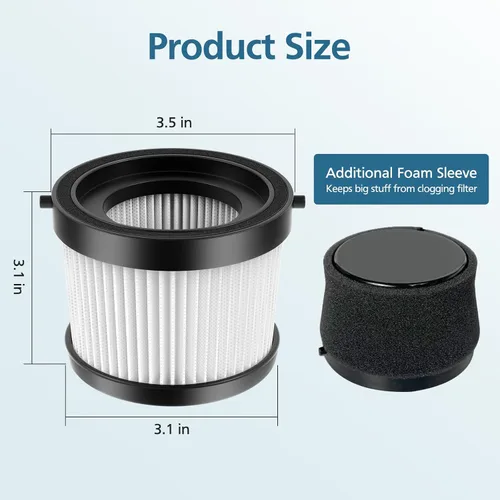 Vista 2 de DCV5011H Filtro de vacío HEPA para aspiradora de mano inalámbrica DEWALT
