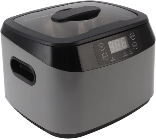 Vista 6 de TOPINCN Limpiador de joyas de 70 W, tecnología potente, pantalla de temporizador digital, diseño portátil, acero inoxidable, capacidad de 40.6 fl oz