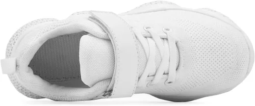 Vista 7 de Hetios Zapatos para niños y niñas, ligeros, atléticos, para correr, transpirables, de punto, para la escuela (bebéniño pequeñoniño grande)