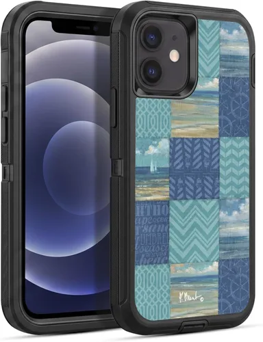 Vista 150 de Head Case Designs Officially Licensed Paul Brent Agate Mermaid Coastal Gel Armor Case [Military Grade Drop Protection] Compatible with Apple iPhone