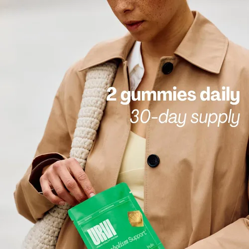 Vista 6 de URVI® Gomitas de apoyo al metabolismo 4 en 1 - Picolinato de cromo, colina, inulina y extracto de jengibre - Fibra prebiótica y minerales - Salud