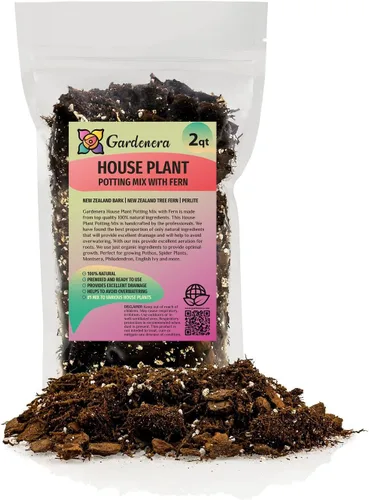 Vista 94 de Gardenera Tierra para macetas prémium para plantas de interior y plantas tropicales, tierra para replantear todo tipo de plantas de interior - 1