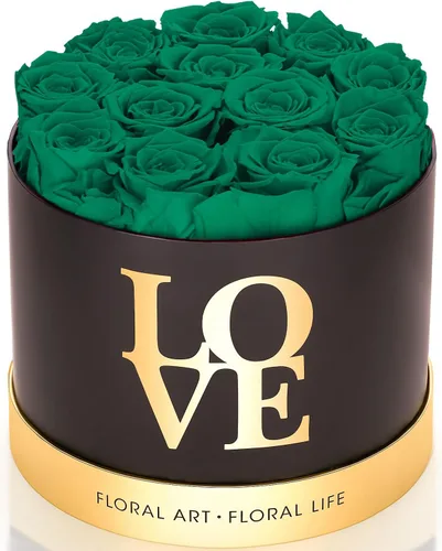 Vista 10 de Rosas preservadas en caja de regalo de lujo, 12 rosas eternas reales que duran hasta 3 años, flores eternas para mujeres, aniversario, cumpleaños