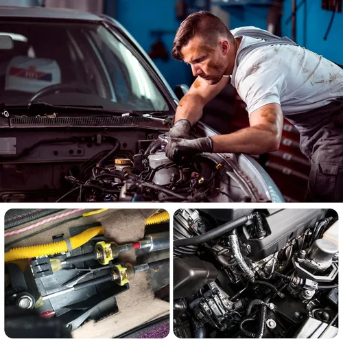 Vista 6 de 160 clips de línea de combustible para automóvil, kit de reparación de línea de combustible de nailon de 7 tamaños, repuesto de abrazadera de línea