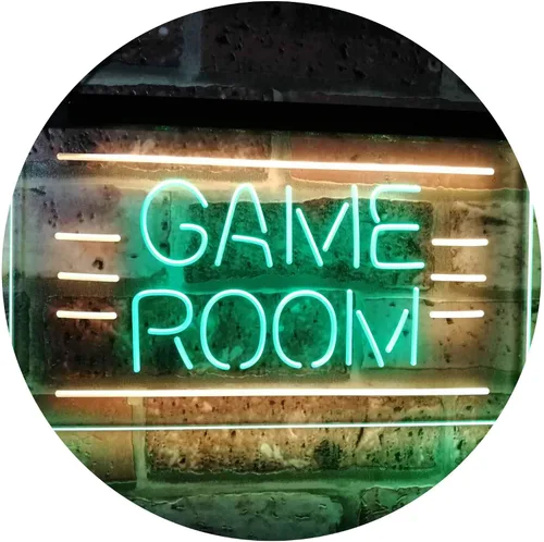 Vista 19 de ADVPRO Game Room Man Cave Bar Display Dual Color LED Neon Sign Azul y Rojo 12 "x 8.5" st6s32-i2338-br azul y Red