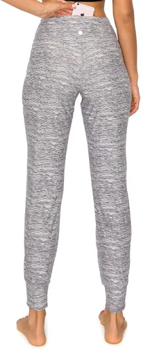 Vista 51 de Leggings Depot ActiveFlex Jogger - Pantalones de yoga para mujer con bolsillos Negro