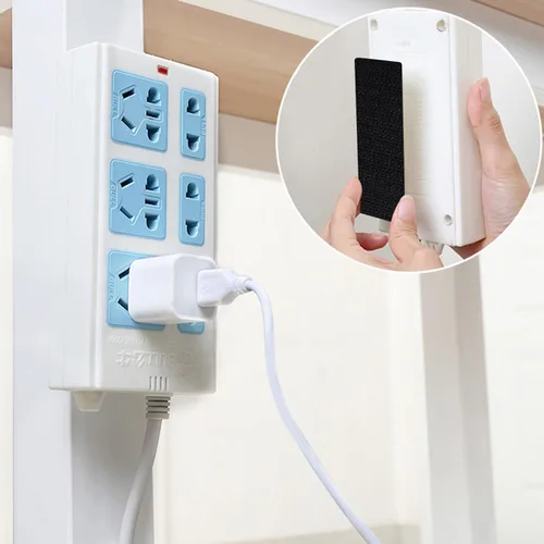Vista 4 de BRAVESHINE Cinta de velcro extraíble de 2 x 4 pulgadas con adhesivo, 12 juegos de cinta de montaje fuerte para colgar cuadros en la pared, cojines