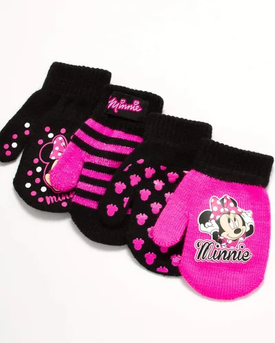 Vista 3 de Disney Paquete de 4 guantes o manoplas para niñas Minnie Mouse, Vamperina (niñasniñas pequeñas)