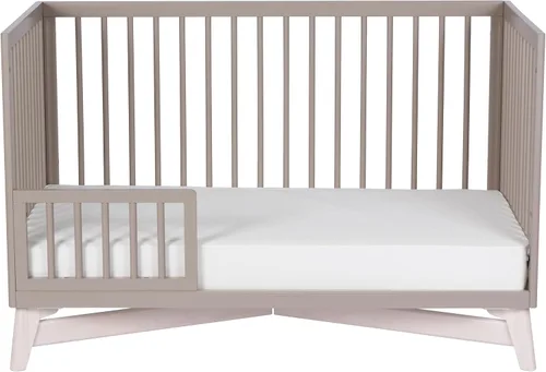 Vista 11 de Little Seeds Pala - Cuna convertible 4 en 1, color gris pardo/blanco lavado