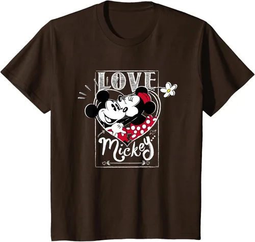 Vista 34 de Disney Mickey & Minnie Mouse Love Mickey - Camiseta para el día de San Valentín