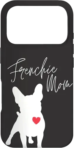 Vista 30 de Frenchie Mom French Bulldog Black Case for iPhone 17