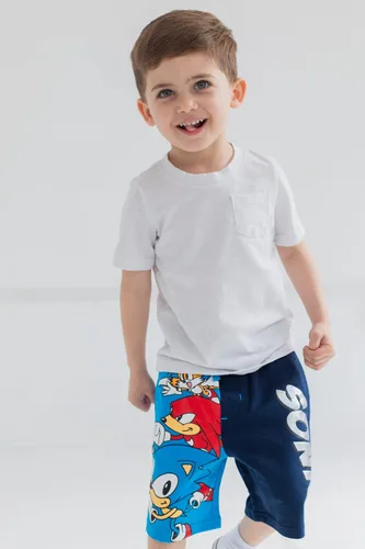 Vista 4 de SEGA Sonic The Hedgehog Knuckles The Tails - Paquete de 3 pantalones cortos