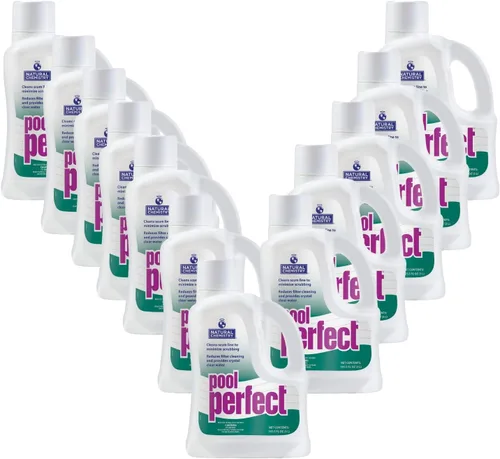 Vista 2 de Natural Chemistry Pool Perfect, 2 L, 1 paquete, limpiador de piscina para eliminar contaminantes, desechos y otros residuos