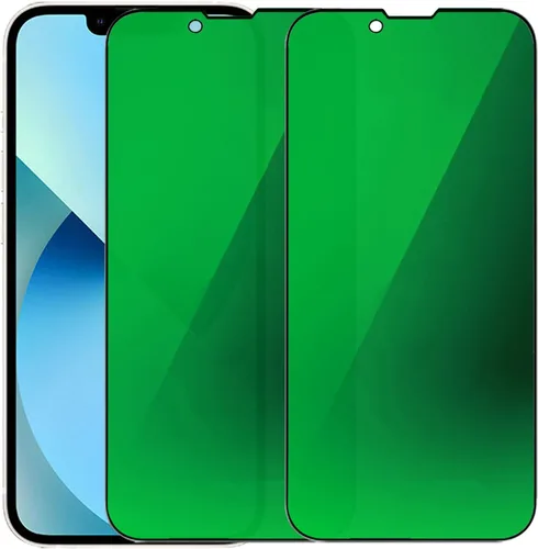 Vista 44 de Espejo de vidrio templado antiazul, protector de pantalla anti-espía, película antiespía para iPhone 11 Pro Max/iPhone XS Max, 6.5 pulgadas