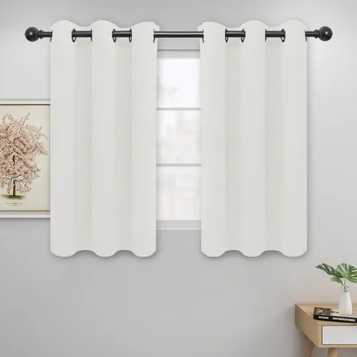 Vista 244 de Easy-Going - Cortinas opacas para dormitorio, aislamiento térmico sólido con ojales, cortinas de ventana para reducción de ruido, cortinas