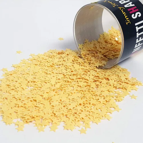 Vista 15 de Confetti Star 1/4" Negro - Paquete al por menor #8513 QS0