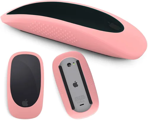 Vista 13 de Funda de silicona para ratón Apple Magic Mouse I&ii iMac Mouse Cover Case Funda Apple Mouse 2, guante de ratón anticaída (negro)