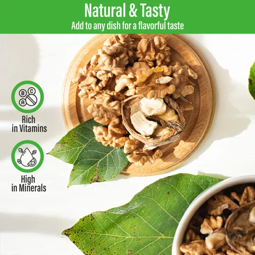 Vista 5 de Sincerely Nuts Nueces crudas sin cáscara (bolsa de 1 libra) Mitades y piezas de nuez sin cáscara Fácil de comer y cocinar directamente
