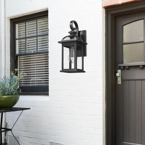 Vista 7 de Darkaway Lámparas de pared para exteriores, paquete de 2 con lámpara colgante para exteriores, para porche, patio, jardín