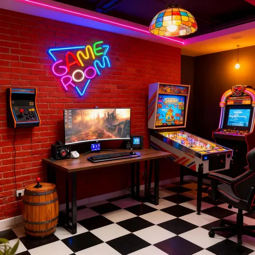 Vista 10 de Letrero de neón AK47Gun, arte de pared LED en forma de pistola, luz de neón LED alimentada por USB para decoración de pared en cueva de hombre, sala