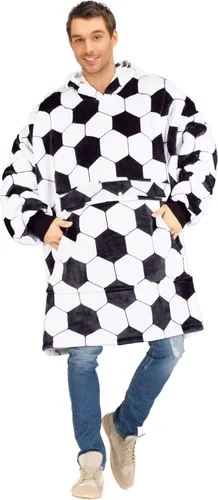 Vista 44 de Tirrinia - Sudadera con capucha de gran tamaño, manta de sherpa cómoda, reversible, gigante, para adultos, hombres, mujeres, adolescentes, esposa