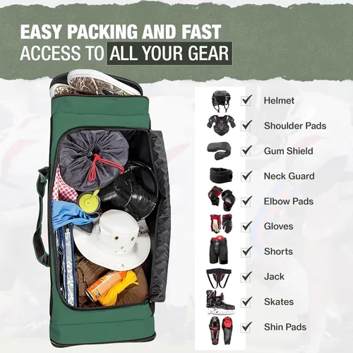 Vista 7 de Jetstream Bolsa de viaje resistente con múltiples bolsillos y duradera, para gimnasio, para viajes, talla única