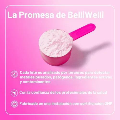 Vista 6 de BelliWelli Suplemento de fibra para mujeres y hombres – Polvo de fibra diaria premium de acacia orgánica con colágeno añadido, electrolitos