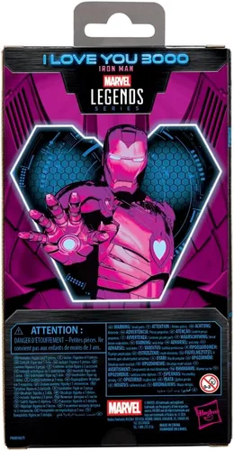 Vista 4 de Marvel Legends Series I Love You 3000 Iron Man, figura de acción