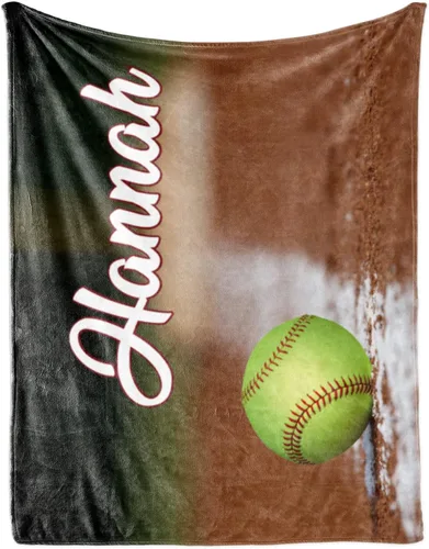 Vista 10 de Manta suave personalizada para bebés: manta de diseño de béisbol personalizada para niños con nombre y número, regalos de ropa de cama para bebés