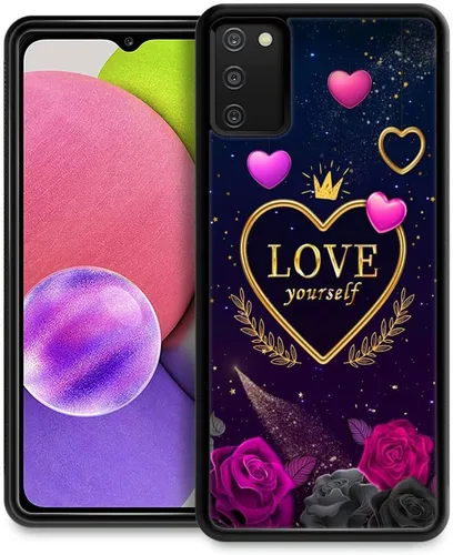 Vista 10 de Funda compatible con Samsung Galaxy A03S, hermosa funda protectora de TPU delgada y suave a prueba de golpes para Samsung Galaxy A03S 4G 4G