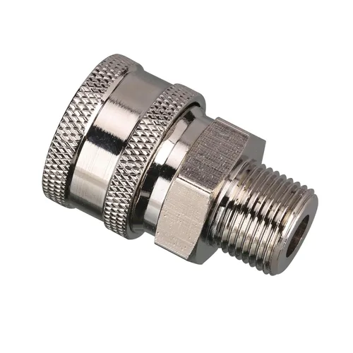 Vista 5 de Tool Daily Juego de adaptadores para hidrolimpiadora, Adaptador de lavadora a presión, Kit de conexión rápida de 3/8 pulgadas, M22 0.551 in a M22