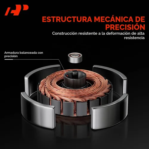 Vista 5 de Motor de ventilador de radiador A-Premium compatible con Chevrolet Camaro