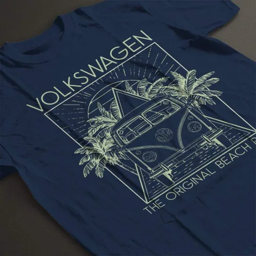 Vista 4 de Volkswagen The Original Beach Bus Men's T-Shirt