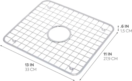 Vista 2 de iDesign Gia - Rejilla protectora de acero para fregadero