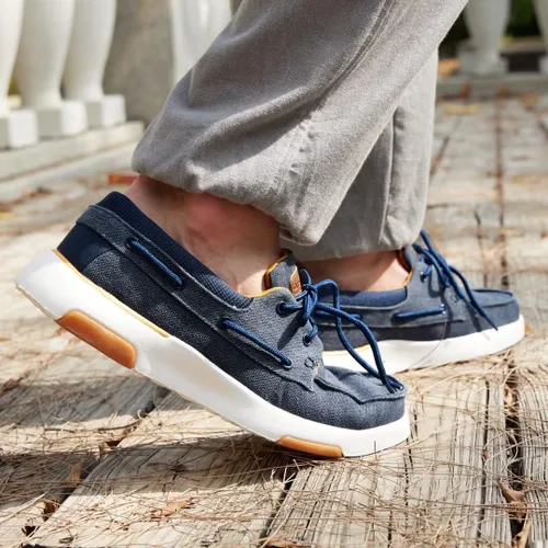 Vista 8 de OrthoComfoot Mocasines ortopédicos sin cordones para hombre mocasines casuales de lona para fascitis plantar con soporte de arco, cómodos zapatos