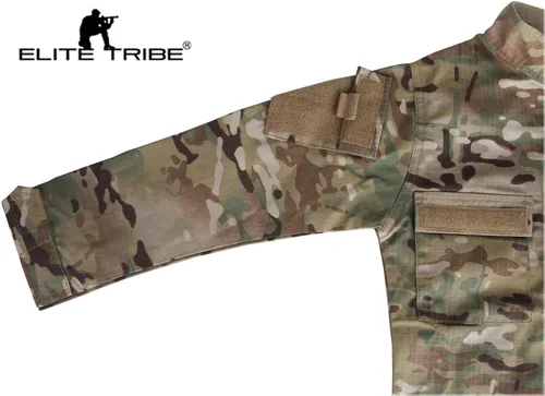 Vista 7 de Emersongear AOJQ - Uniforme de combate para niños de 6 a 14 años BDU militar táctico multicámara
