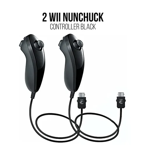 Vista 4 de Nintendo Wii Console, Black Premium Bundle (Renewed)