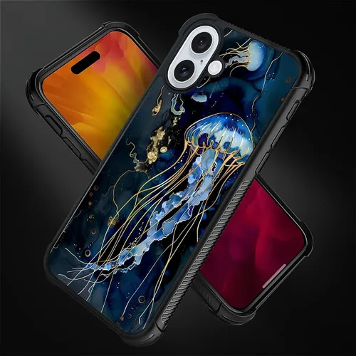 Vista 951 de Funda compatible con iPhone 15, diseño de elefantes africanos, diseño increíble a prueba de golpes, antiarañazos, carcasa trasera de policarbonato