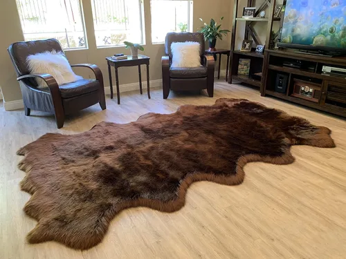 Vista 49 de LAMBZY Alfombra de pelo de oveja sintética, hipoalergénica, súper suave, sedosa para sala de estar, habitación de los niños, sofá