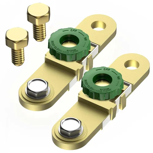 Vista 8 de LotFancy Interruptor de desconexión de batería de automóvil de poste lateral de 12 V-24 V para automóvil, camión, vehículo, RV, barco, marino