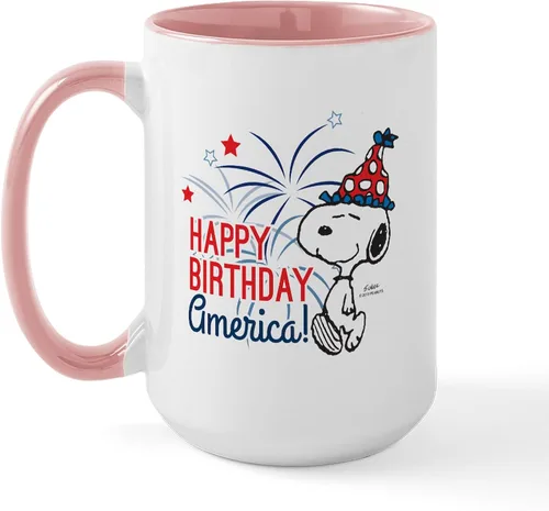 Vista 149 de CafePress SNOOPY Joe Cool - Taza de café de cerámica (15.0 fl oz)