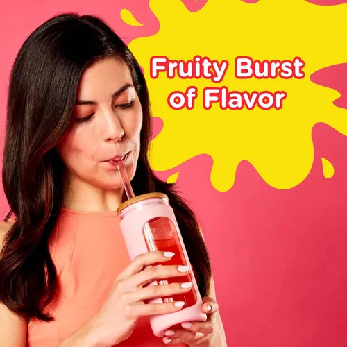 Vista 5 de Starburst Singles to Go - Mezcla de bebida en polvo Watertok, incluye 4 sabores, fresa, cereza, naranja y limón, 1 caja (30 porciones), paquete de 6