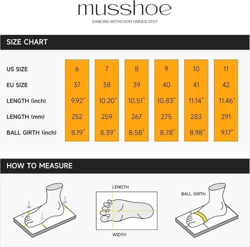 Vista 6 de MUSSHOE - Zapatos planos para mujer, de punto de malla, cómodos, con plantilla de espuma viscoelástica, sin cordones y de punta aguda