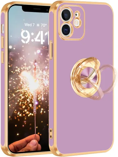Vista 24 de Fingic Funda para iPhone 11, Funda para iPhone 11 con Soporte de Anillo [Soporte de Anillo Giratorio de 360° Base Magnética]