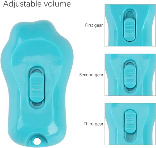 Vista 5 de Clicker Training para perros, clicker de perro con correa de muñeca, 3 niveles de volumen ajustables para entrenamiento de perros para gatos y Una